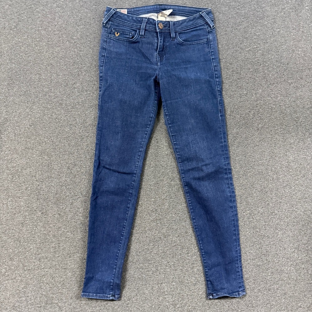 Modern True Religion Skinny Jeans Womens 29 Blue Good Made in USA Dark Wash
